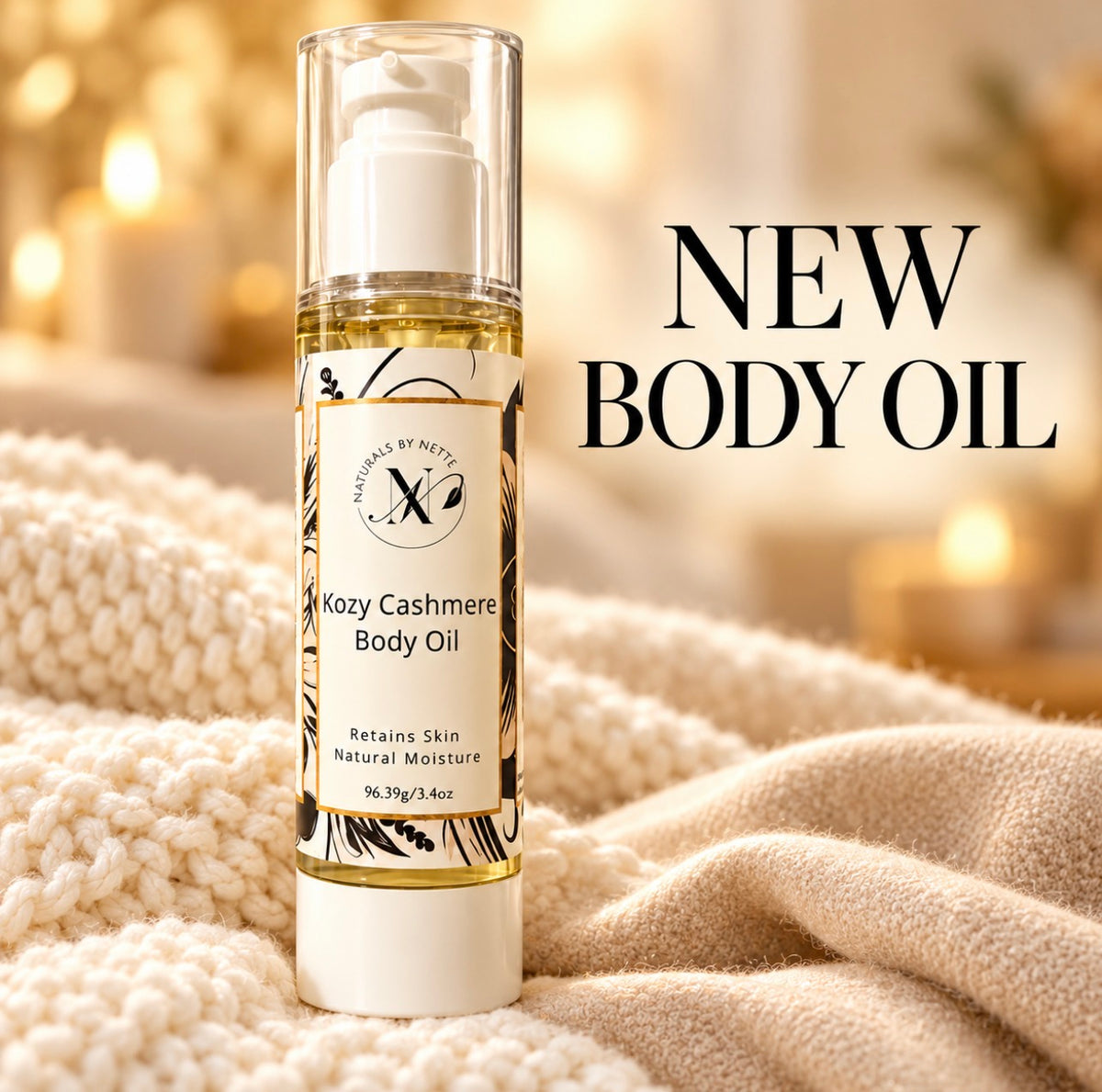 (New ) Kozy Cashmere body oil  3.4oz
