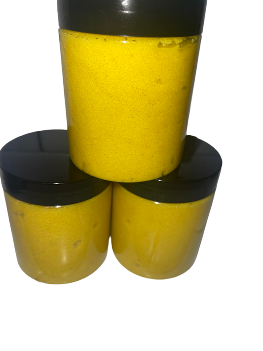 Turmeric & vitamin C sugar scrub